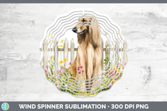 GorgeousFence Dogs 05 Wind Spinner design.