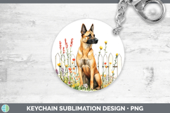 GorgeousFence Dogs 05 Keychain design.