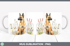 GorgeousFence Dogs 05 Mug Wrap design.