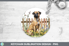 GorgeousFence Dogs 05 Keychain design.