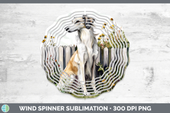 GorgeousFence Dogs 05 Wind Spinner design.