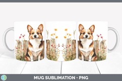 GorgeousFence Dogs 05 Mug Wrap design.