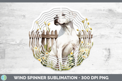 GorgeousFence Dogs 05 Wind Spinner design.