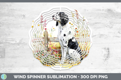 GorgeousFence Dogs 05 Wind Spinner design.