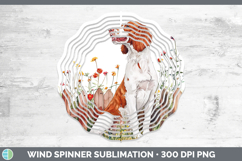 GorgeousFence Dogs 05 Wind Spinner design.