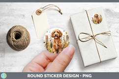 GorgeousFence Dogs 05 Stickers design.
