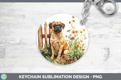 GorgeousFence Dogs 05 Keychain design.