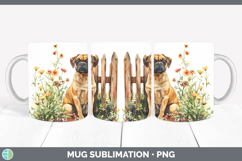 GorgeousFence Dogs 05 Mug Wrap design.