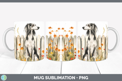GorgeousFence Dogs 05 Mug Wrap design.