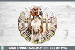 GorgeousFence Dogs 05 Wind Spinner design.