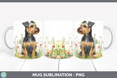 GorgeousFence Dogs 05 Mug Wrap design.