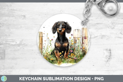 GorgeousFence Dogs 05 Keychain design.