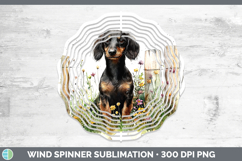GorgeousFence Dogs 05 Wind Spinner design.