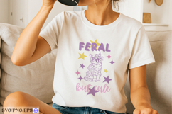 Funny Cat Hand-Drawn SVG PNG Sublimation Design Product Image 2