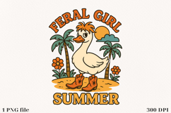 Silly Goose Sublimation Design | PNG File Product Image 1