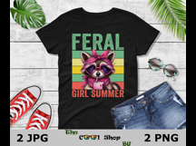 Feral Girl Summer Png, Feral Png, Summer Png Designs Product Image 2