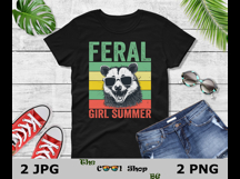 Feral Girl Summer Png, Feral Png, Summer Png Designs Product Image 2
