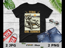 Feral Girl Summer Png, Feral Png, Summer Png Designs Product Image 2