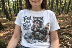 Feral Raccoon Sublimation Product Image 3
