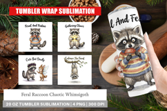Feral Raccoon Chaotic Whimsigoth Tumbler Product Image 1