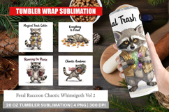 Feral Raccoon Chaotic Whimsigoth Tumbler Product Image 1