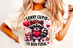 Sorry Cupid I&#039;ve Been Feral PNG, Feral Girl Valentine&#039;s PNG Product Image 2