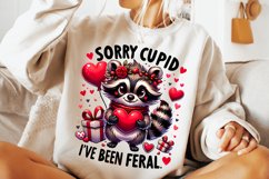 Sorry Cupid I&#039;ve Been Feral PNG, Feral Girl Valentine&#039;s PNG Product Image 3