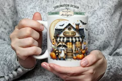 Feral Without Coffee | Cute Raccoon Halloween 11 & 15 oz Mug Product Image 3