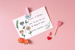 Meadow Ferns &amp; Wild Flowers | Color Hand Drawn Leaves, Plant Product Image 5