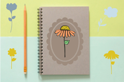 Meadow Ferns &amp; Wild Flowers | Color Hand Drawn Leaves, Plant Product Image 7