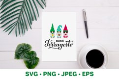 Buon Ferragosto gnomes SVG. Italian summer holiday Product Image 3