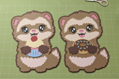 3D Ferret Treats SVG Product Image 4