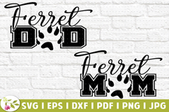 Ferret Mom SVG, Ferret Mom PNG, Ferret Mama Lover Shirt Product Image 1
