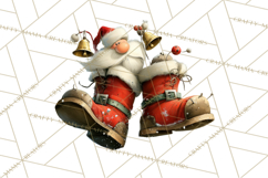 Santa Animal PNG Clipart, Christmas Animal PNG Product Image 4