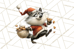 Santa Animal PNG Clipart, Christmas Animal PNG Product Image 2