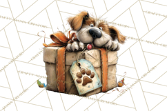 Santa Animal PNG Clipart, Christmas Animal PNG Product Image 3
