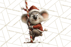 Santa Animal PNG Clipart, Christmas Animal PNG Product Image 4