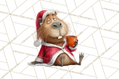 Santa Animal PNG Clipart, Christmas Animal PNG Product Image 4