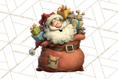 Santa Animal PNG Clipart, Christmas Animal PNG Product Image 3