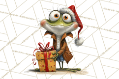 Santa Animal PNG Clipart, Christmas Animal PNG Product Image 4