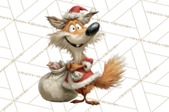 Santa Animal PNG Clipart, Christmas Animal PNG Product Image 2