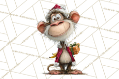 Santa Animal PNG Clipart, Christmas Animal PNG Product Image 3