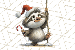 Santa Animal PNG Clipart, Christmas Animal PNG Product Image 2