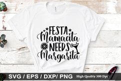 Festa Mamacita needs Margarita SVG - Beach Design Product Image 1