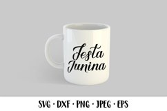Festa Junina calligraphy lettering. Brazil June Festival SVG Product Image 2