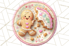 Holiday Baking Clipart, Gingerbread &amp; Elf Digital Art PNG Product Image 2