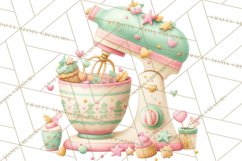 Holiday Baking Clipart, Gingerbread &amp; Elf Digital Art PNG Product Image 2