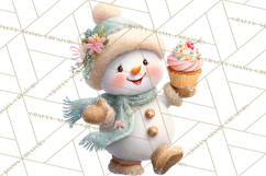 Holiday Baking Clipart, Gingerbread &amp; Elf Digital Art PNG Product Image 2