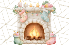 Holiday Baking Clipart, Gingerbread &amp; Elf Digital Art PNG Product Image 4