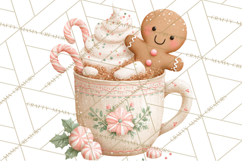 Holiday Baking Clipart, Gingerbread &amp; Elf Digital Art PNG Product Image 3